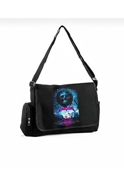 Weekeep Metallica Printed Unisex Messenger Bag/School Computer Bag