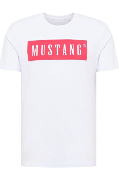 Mustang Tricou Barbati, Mustang, Alex C Logo Tee, Marime M, Bumbac, Regular F...