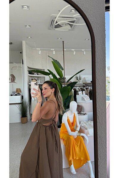 OlaFre SLINGED MIDI DRESS