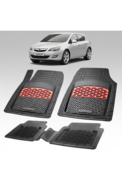 TEAMCAR Covorase Opel Astra J Συμβατό Hatchback 2009-2015 | Κόκκινος