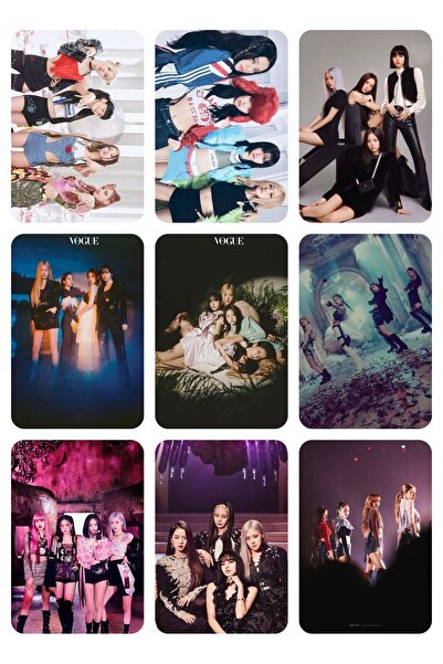 animeandyourworld blackpink fotokart 6*9 cm pvc kaplı tekli fotokart 1 adet s...