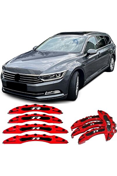 X POWER TUNİNG Vw Passat B8 17.18.19 Jant Uyumlu Kırmızı 4.lü R Kaliper Kapagı