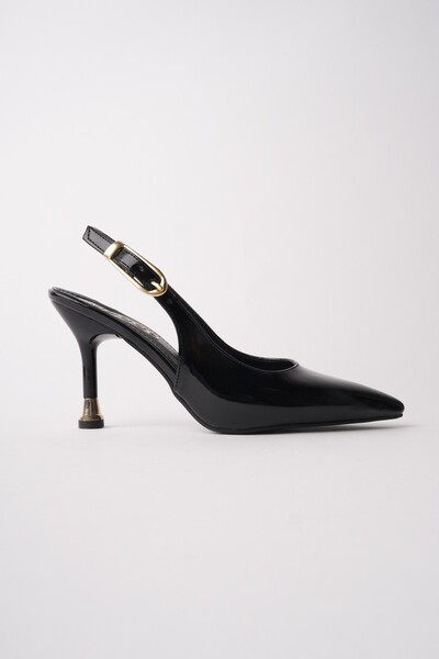 MUGGO Chic Pointed Toe Open Back Women's Heeled Shoes