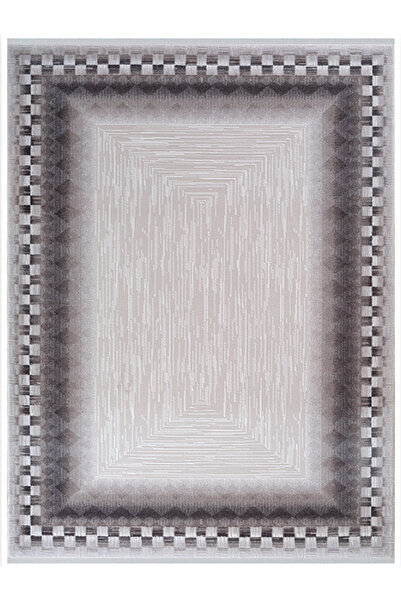 Dinarsu Electra 79451-095 Akrilik Salon Halısı | Gri Antrasit Halı