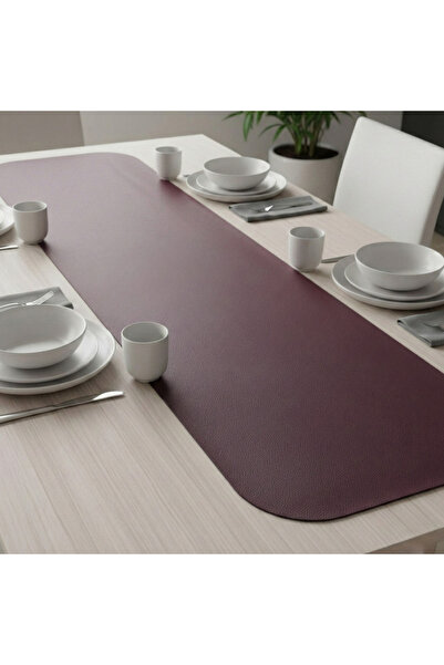 Grand Fine Art 4+1 Piece Leather American Tablecloth+Runner Set (4 American T...