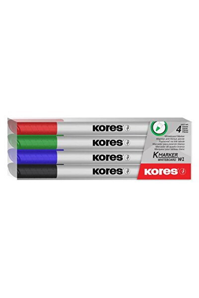 kores Whiteboard Markers Set 4 Slim