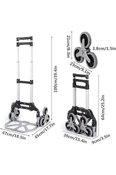 Generic Stair climber Portable folding trolley