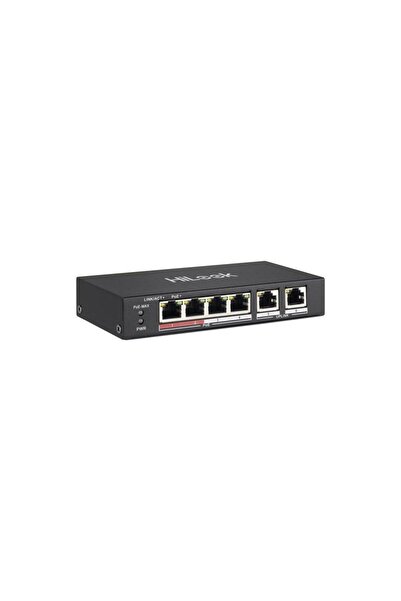 Hikvision Switch neadministrat PoE cu 4 porturi HiLook NS-0106P-35, 10/100 Mb...