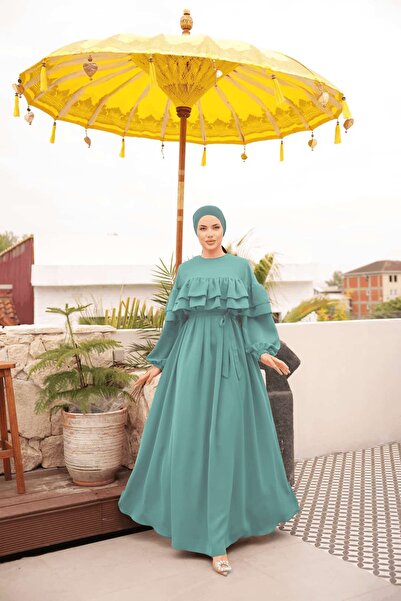 Nissra Ankanoor Double Ruffle Loose Dress Anka255068