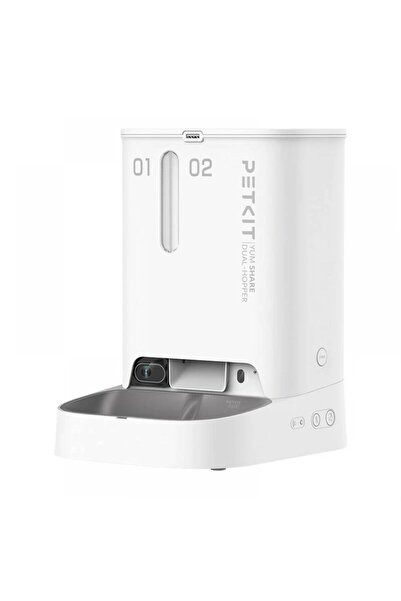 Petkit Hrănitor automat pentru animale cu pâlnie dublă, cameră, 5L, control p...