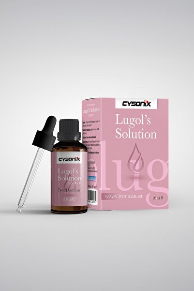 Seddar Collection Cysonix lugol 5% solution 20 ml