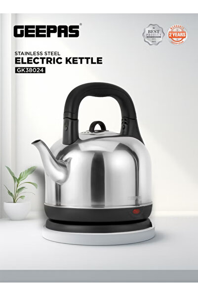 Geepas 4.2L Arabic Electric Kettle | 2400W | 304 SS | Dallah Style | GK38024