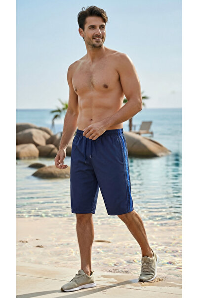 Chelly Men's Pocketed Marine Capri Pants