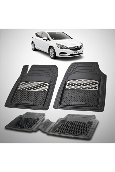 TEAMCAR Πατάκια δαπέδου συμβατά με Opel Astra K Hatchback 2015-2021 | Ασημί