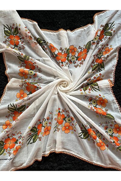 Beykan handmade Κεντητό με χάντρες κασκόλ/Υεμένιο/Για γραφή/Μαντήλι κεφαλής