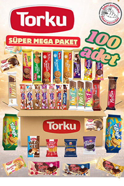 Torku SÜPER MEGA KARIŞIK PAKET TOPLAM 100 ADET