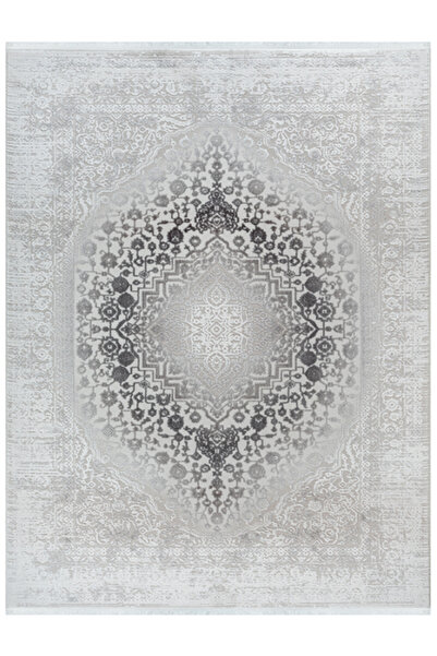 Dinarsu Electra 79447-095 Akrilik Salon Halısı | Gri Halı