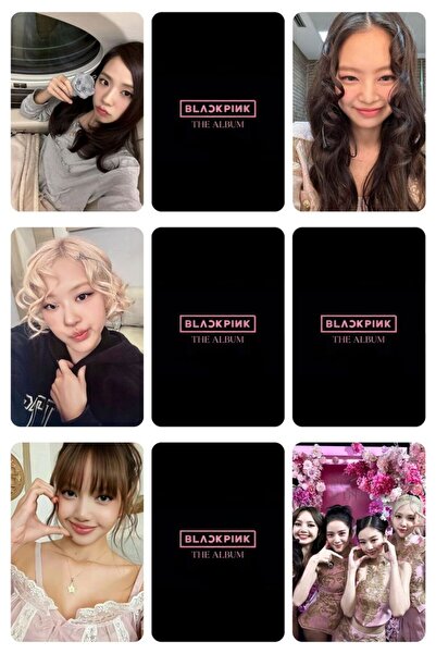 animeandyourworld blackpink fotokart 6*9 cm pvc kaplı tekli fotokart 1 adet s...