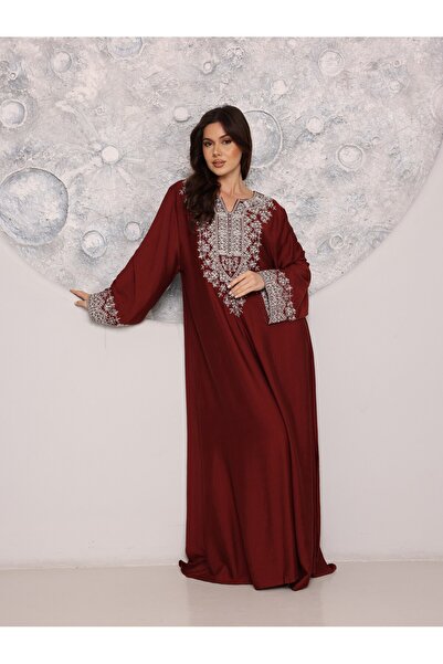 IKKXA Regal Silver Threaded Jalabiya