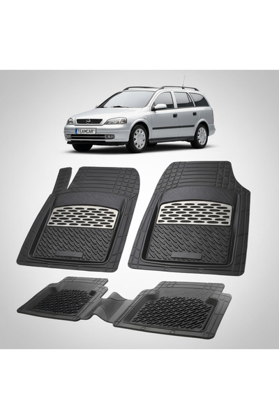 TEAMCAR Συμβατά πατάκια Opel Astra G Combi 1998-2009 | Ασημί