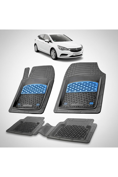 TEAMCAR Covorase Opel Astra K Συμβατό Hatchback 2015-2021 | Μπλε