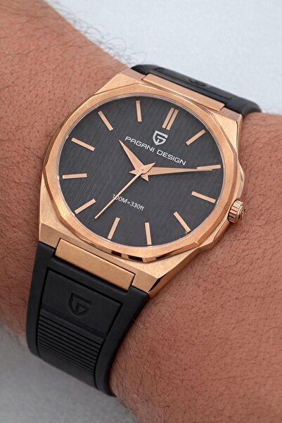 Pagani design PD-4747 Erkek 10 ATM Su Geçirmez Slim Kasa Safir Cam Paslanmaz ...