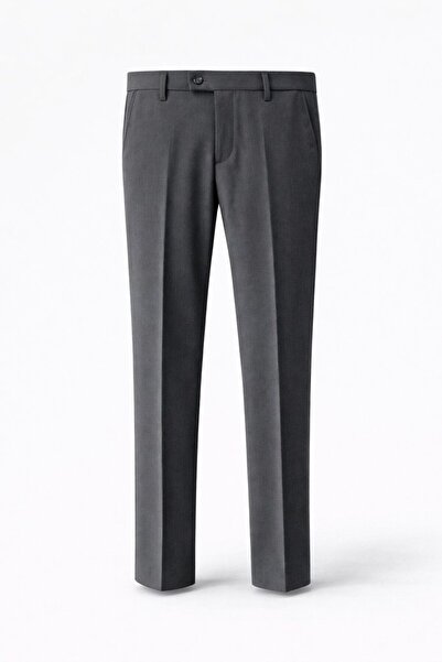 LUMAST Basic Slim Fit Lycra Fabric Trousers