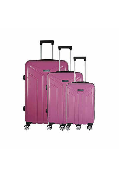 Vegmann Vela Violet Dayanıklı Unisex 3’lü Valiz & Bavul Seti
