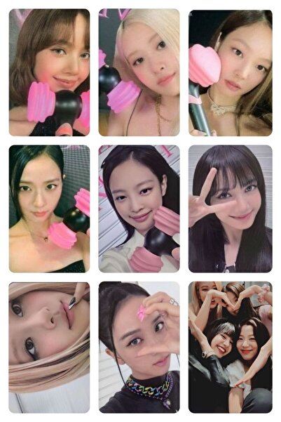 animeandyourworld blackpink fotokart 6*9 cm pvc kaplı tekli fotokart 1 adet s...