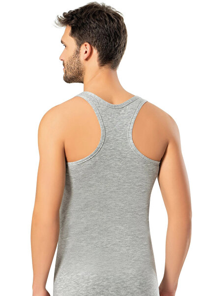 Erdem 6 Pieces, Men's Athlete Undershirts, Cross Back, Cotton & Lycra Single ...