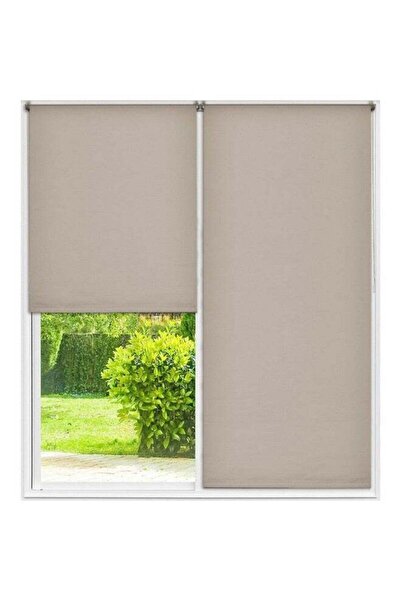 Luance High Quality Chain Mechanism Blackout Blinds Beige 180 x 200 cm