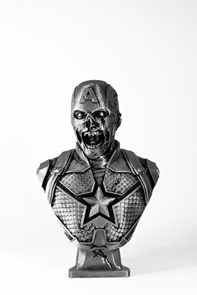 dream3d Zombie Captain America Büst / Figür - 12,5 cm