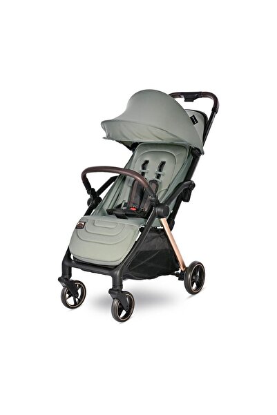 LORELLİ Baby Stroller Loret Ultra-Light Auto Fold, 0-4 Years, 22 kg, Black/Green