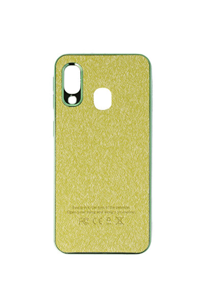 SEP Husa TPU Leather Denim Samsung Galaxy A40 Verde