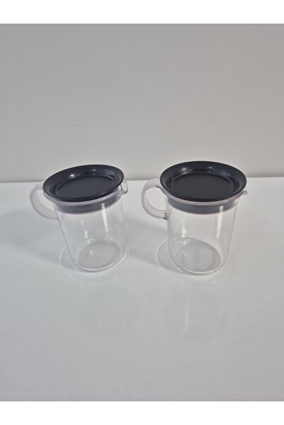 Tupperware Kristal 2-Pack Cream Black