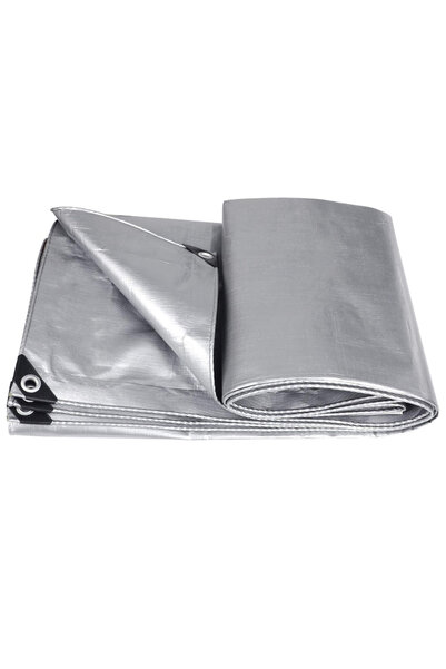 zola Waterproof tarpaulin, reinforced edges, aluminum staples 12 mm diameter,...