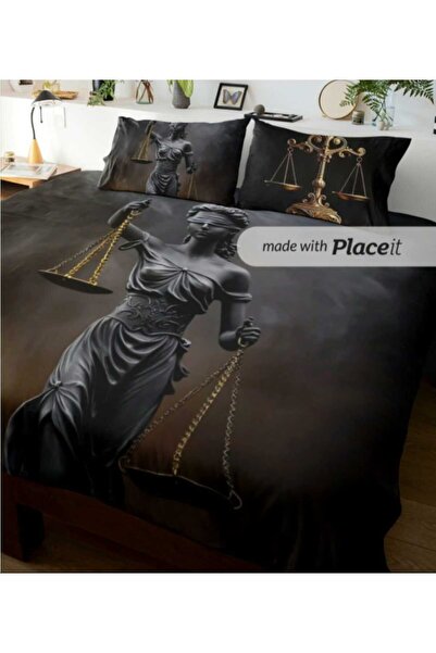 AngelsHome Special Design Brand Single Bedding Set Ranforce Satin 4 Piece Sca...