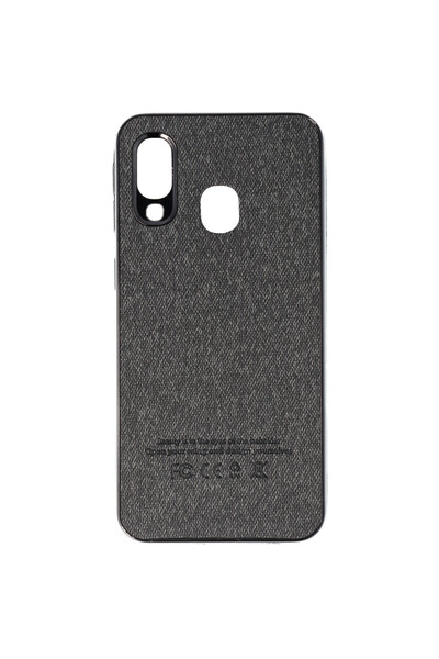 SEP Husa TPU Leather Denim Samsung Galaxy A40 Negru