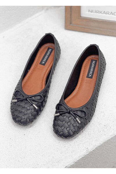 NUR KARACA Y-3861 Balerini tricotați, confortabili, stilați, pentru femei