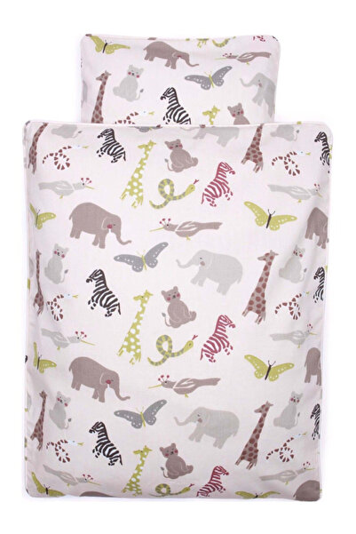 Smallstuff Lenjerie de pat pentru păpuși Savannah, roz pal