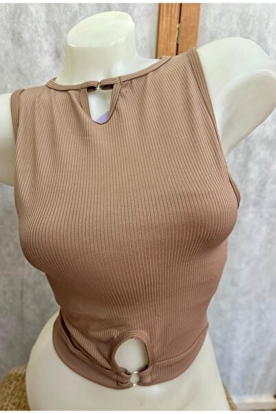 Bee Glow Women's Crop Top with Removable Pads, Bustier Blouse