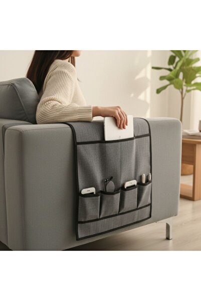 ipekbazaar 6 Cepli Koltuk Yanı Organizer, Leke Tutmaz Silinebilir Vinleks Der...
