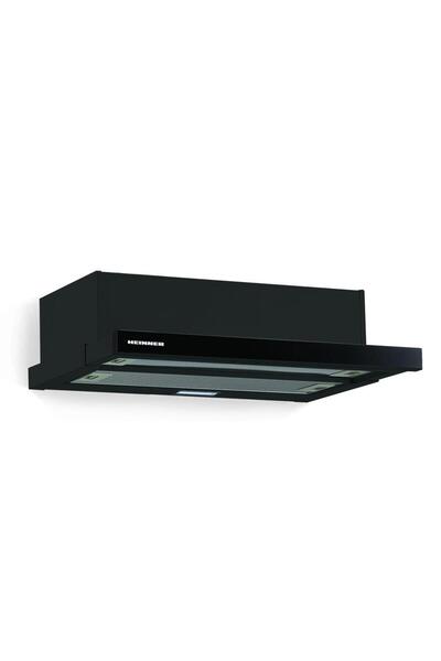 Heinner Telescopic Built-In Cooker Hood HTCH-490GBK 413.5 m³/h Black (Open Box)