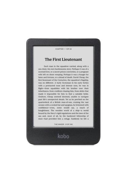 kobo eBook Reader Clara BW 6in E Ink Carta 1300, 16GB, USB-C, IPX8, Black