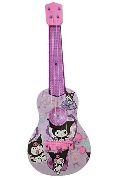 Toybox لعبة جيتار إلكترونية موسيقية للأطفال من كورومي، مزودة بإضاءة وأصوات.