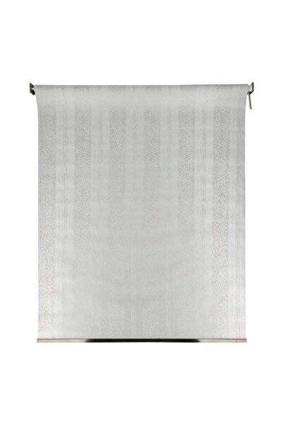 micasa High Quality Lisbon Blackout Roller Window Blind White and Silver 200 ...