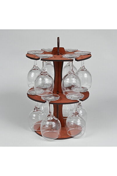 LimArt Minibar cu 12 pahare de vin 12x150 ml - 21x34 cm