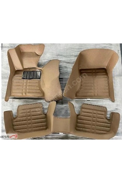 AK BMW F.10 MODELLERİNE UYGUN 5D BEJ PASPAS SETİ