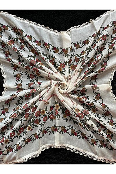 Beykan handmade Small Nostalgic Crochet Embroidered Scarf/Yemeni