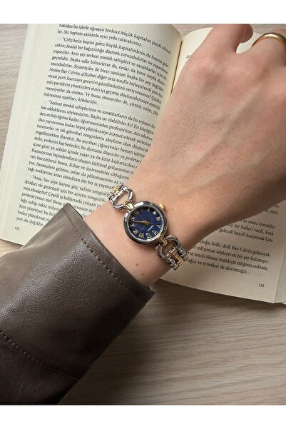 rubsey Retro Minimal Metal Cord Vintage Women Wristwatch Two Colors